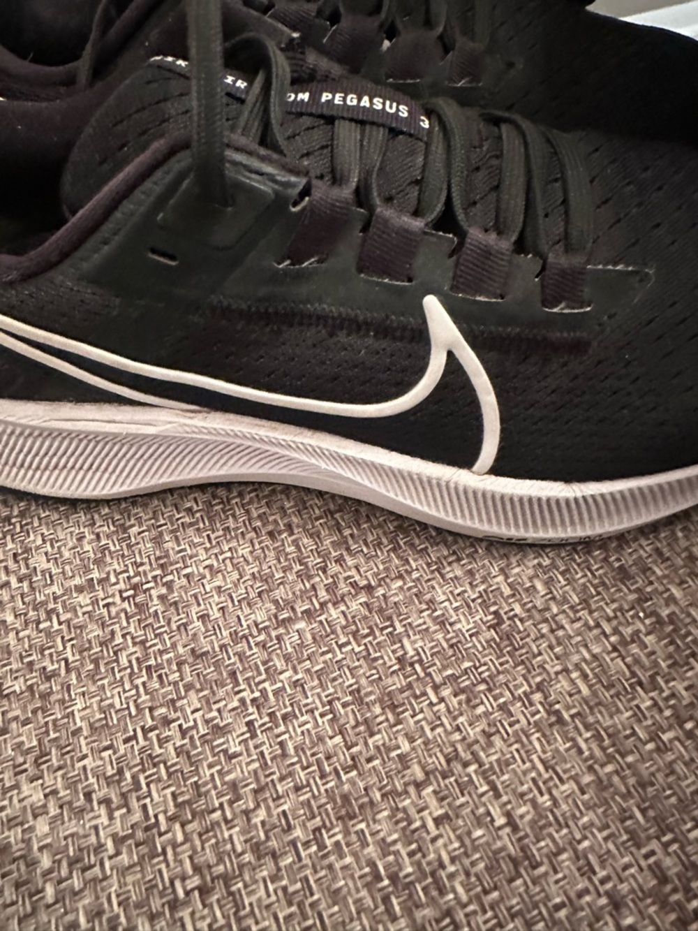Nike Black and White Women’s Athletic Running Shoes